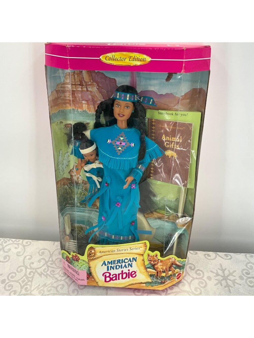 American Indian Barbie Doll American Stories Series Collector Edition Mattel 173